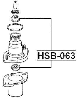 HSB-063 - REAR SHOCK ABSORBER BUSHING