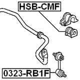 HSB-CMF - FRONT STABILIZER BAR BUSH D27.2