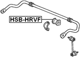 HSB-HRVF - FRONT STABILIZER BAR BUSH D26.5