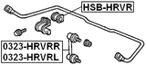 HSB-HRVR - REAR STABILIZER BAR BUSH D21