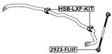 HSB-LXF-KIT - FRONT STABILIZER BAR BUSH KIT (SET FOR TWO SIDES) D26