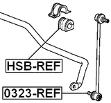 HSB-REF - FRONT STABILIZER BAR BUSH D20