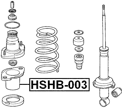 HSHB-003 - REAR SHOCK ABSORBER BOOT