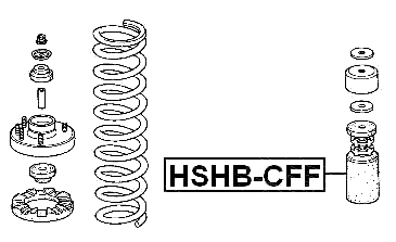 HSHB-CFF - FRONT SHOCK ABSORBER BOOT