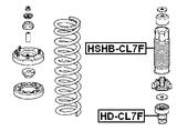 HSHB-CL7F - FRONT SHOCK ABSORBER BOOT