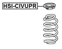 HSI-CIVUPR - REAR SPRING UPPER SEAT