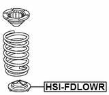 HSI-FDLOWR - REAR SPRING LOWER SEAT