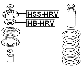 HSS-HRV - FRONT SHOCK ABSORBER MOUNTING