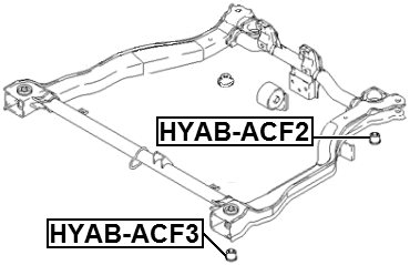 HYAB-ACF3 - SUBFRAME BUSHING