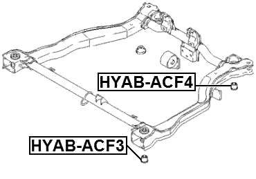 HYAB-ACF4 - SUBFRAME BUSHING