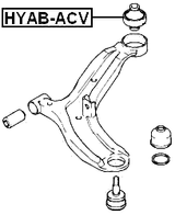 HYAB-ACV - FRONT ARM BUSHING