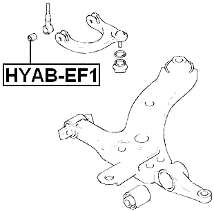 HYAB-EF1 - BUSHING, FRONT UPPER CONTROL ARM