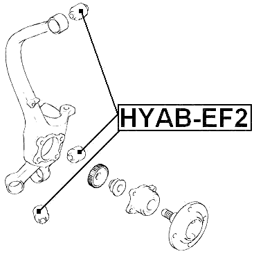 HYAB-EF2 - REAR KNUCKLE BUSHING