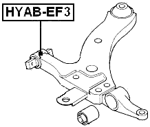 HYAB-EF3 - FRONT ARM BUSHING