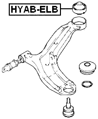 HYAB-ELB - REAR BUSHING, FRONT CONTROL ARM