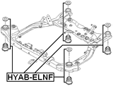 HYAB-ELNF - SUBFRAME BUSHING