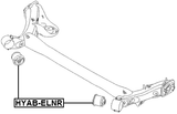 HYAB-ELNR - REAR CROSSMEMBER BUSHING
