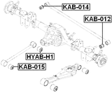 HYAB-H1 - BUSHING, REAR TRAILING ARM