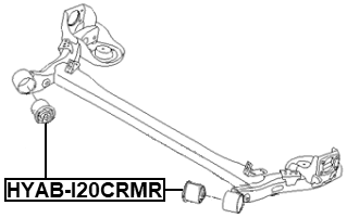 HYAB-I20CRMR - REAR CROSSMEMBER BUSHING