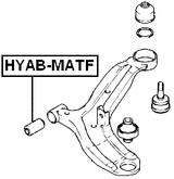HYAB-MATF - FRONT BUSHING, FRONT CONTROL ARM