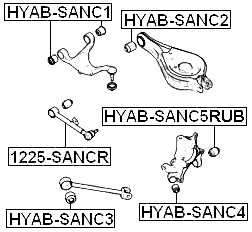 HYAB-SANC5RUB - REAR KNUCKLE BUSHING
