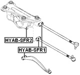 HYAB-SFR1 - REAR ARM BUSHING