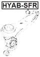 HYAB-SFR - REAR ARM BUSHING