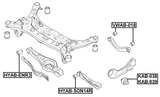HYAB-SON14R - REAR ROD BUSHING