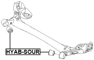 HYAB-SOUR - REAR CROSSMEMBER BUSHING
