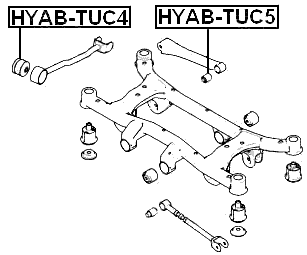 HYAB-TUC5 - REAR TRANSVERSE ROD BUSHING