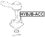 HYBJB-ACC - TIE ROD END BOOT 31.75X27.2X13.35