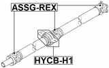 HYCB-H1 - DRIVE SHAFT BEARING