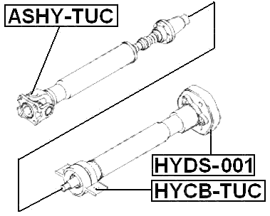 HYCB-TUC - DRIVE SHAFT BEARING