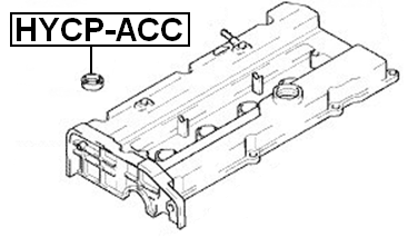 HYCP-ACC - SEAL RING, SPARK PLUG TUBE
