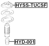 HYD-001 - FRONT SHOCK ABSORBER JOUNCE BUMPER