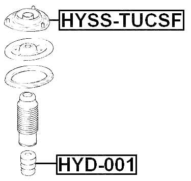 HYD-001 - FRONT SHOCK ABSORBER JOUNCE BUMPER