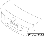 HYD-003-PCS2 - TRUNK LID CUSHION