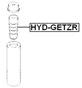HYD-GETZR - REAR SHOCK ABSORBER JOUNCE BUMPER