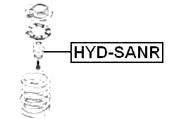 HYD-SANR - REAR SHOCK ABSORBER JOUNCE BUMPER