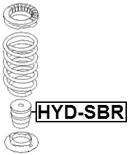 HYD-SBR - REAR SHOCK ABSORBER JOUNCE BUMPER