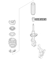 HYD-SFE18F - FRONT SHOCK ABSORBER JOUNCE BUMPER