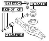 HYD-SFER - REAR SHOCK ABSORBER JOUNCE BUMPER