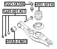 HYD-SFER - REAR SHOCK ABSORBER JOUNCE BUMPER