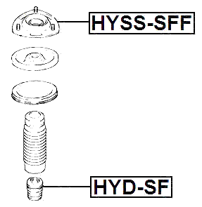 HYD-SF - FRONT SHOCK ABSORBER JOUNCE BUMPER