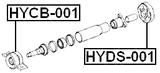 HYDS-001 - DRIVE SHAFT COUPLING