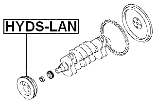 HYDS-LAN - CRANKSHAFT PULLEY