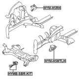 HYM-H5MTLH - LEFT ENGINE MOUNT