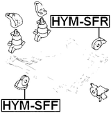 HYM-SFR - REAR ENGINE MOUNT