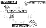 HYM-TUCMTFR - FRONT ENGINE MOUNT