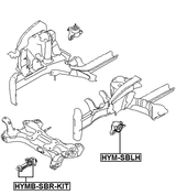 HYMB-SBR-KIT - ENGINE MOUNT BUSHING KIT